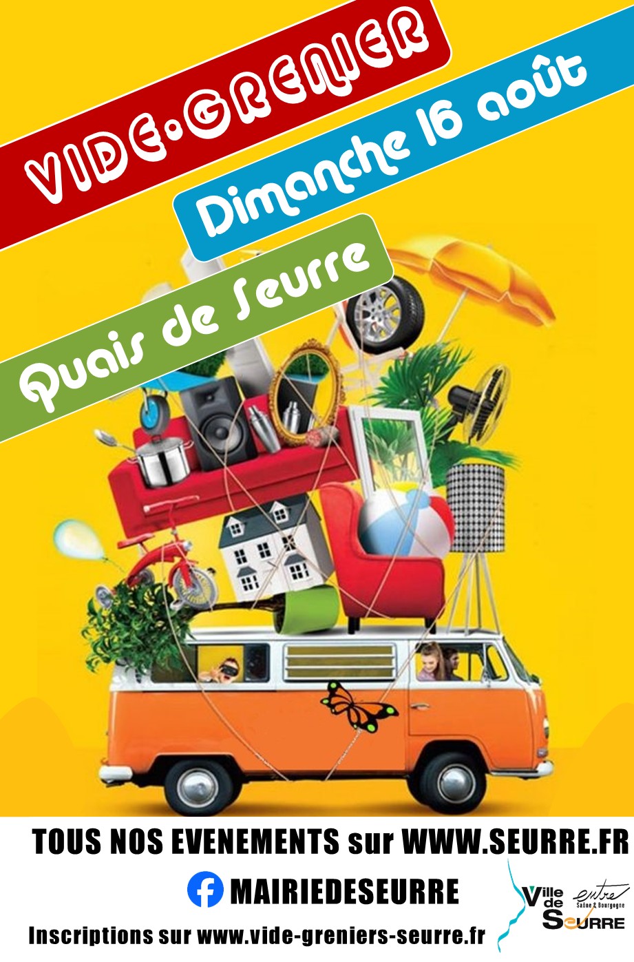 Grande vide-greniers des quais à Seurre